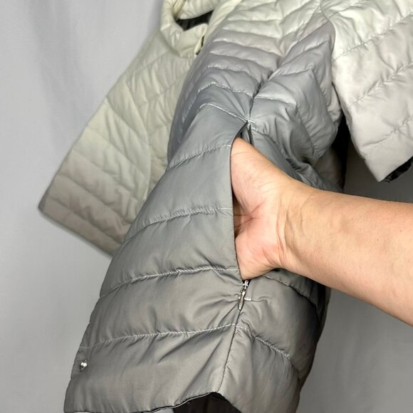 NWT Quilted Down Puffer Ombre Jacket  Size XL - Picture 6 of 12